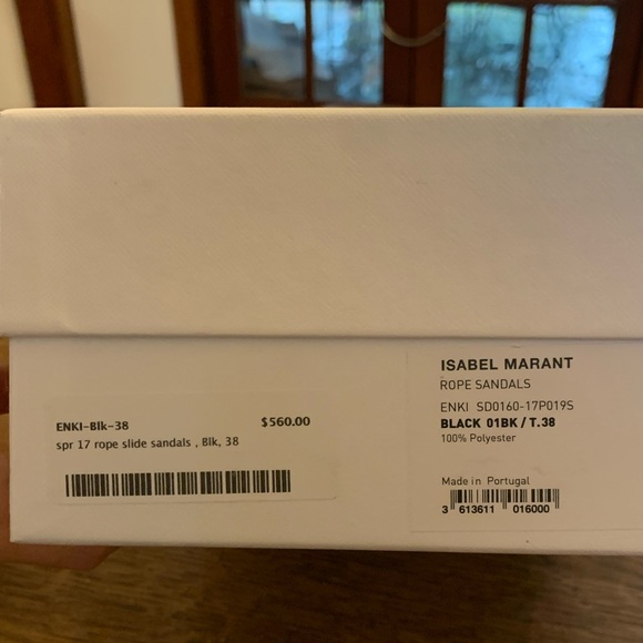 ISABEL MARANT Enki Rope Slide Sandals - Picture 9 of 12